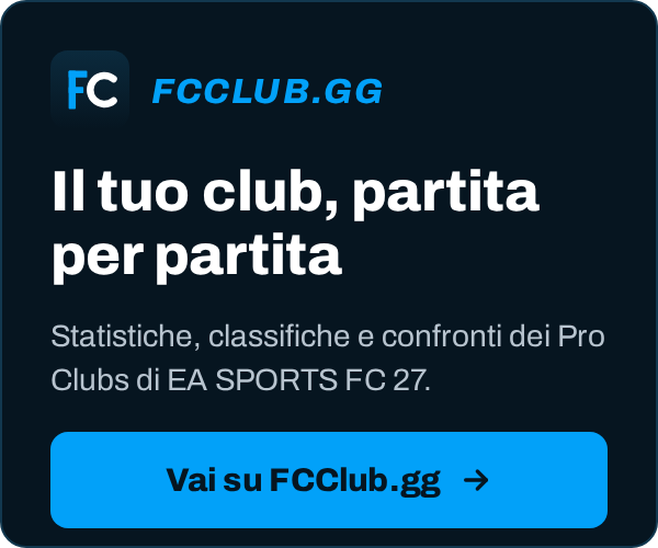 FCClub.gg - statistiche Pro Clubs